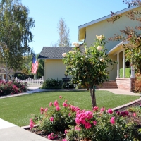 Fake Turf Brookeville Maryland Landscape Front Yard